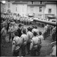 Prise d'armes avec le RBFM à Clézentaine.