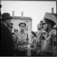 Prise d'armes avec le RBFM à Clézentaine.