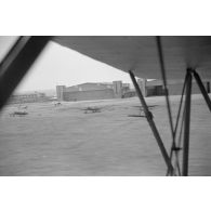 Vue aérienne du terrain d'aviation de Mamaia.