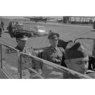 Le général von Greiffenberg et le général Emanoil Ionescu.