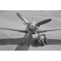 Un chasseur Messerschmitt Bf-109 G.