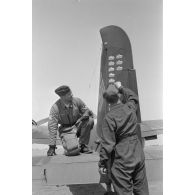 Rudolf-Heinz Ruffer opérant à bord d'un Henschel Hs-129 du Schlachtgeschwader 1 (SG 1).