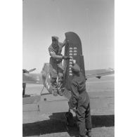 Rudolf-Heinz Ruffer opérant à bord d'un Henschel Hs-129 du Schlachtgeschwader 1 (SG 1).