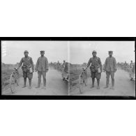 Région d’Herbécourt (Somme), officier allemand fait prisonnier à Biaches. [légende d’origine]