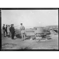 Seddul-Bahr. Un canon turc qui gardait l'accès de la côte. [légende d'origine]