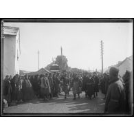 Virpazar. Voyage du général Franchet d'Esperey. Sur le pont de Virpazar. [légende d'origine]