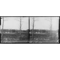 Ourscamps, paysage de l'Oise depuis les lignes françaises. [légende d'origine]