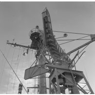 A bord du croiseur de commandement De Grasse lors du tir Licorne du 3 juillet 1970 : aériens, groupes radar etc.