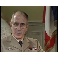 Interview du général d’armée Maurice Schmitt, chef d’état-major des armées (CEMA).