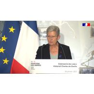 Cérémonie des voeux de la ministre déléguée chargée de la Mémoire et des Anciens combattants.