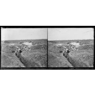 Somme, le secteur sud de Moreuil au lendemain de l'attaque du 23 juillet 1918.