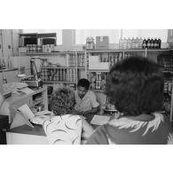 Le régiment d’infanterie de marine du Pacifique - Polynésie (RIMAP-P) au quartier Broche à Papeete. Magasin.