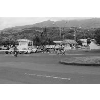 Entrée du camp d'Arue du Centre d'expérimentations du Pacifique (CEP).