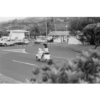 Entrée du camp d'Arue du Centre d'expérimentations du Pacifique (CEP)..