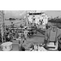 Service des essences des armées (SEA) à la base maritime de Papeete.