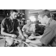 Groupe réseau filaire (GRF), militaires du rang (mdr) à l'instruction.