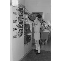 Le groupement de transmission terre (GTT) 815. Station d'émission de Mahina.