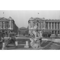 A Paris, la fontaine de la place de la Concorde.