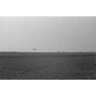 Un chasseur Messerschmitt Bf-109 du Jagdgeschwader 27 (I/JG27), le chiffre 9 est peint sur son fuselage.