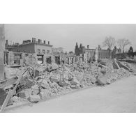 Bâtiments en ruine dans la ville de Rostock.