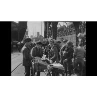 Embarquement des troupes de la British expeditionary force (BEF) à destination de la France.