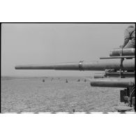 Une pièce de 8, 8 cm Flak en position.