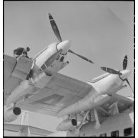 Un hydravion de transport Lioré et Olivier H 246 de la compagnie aérienne Air France.