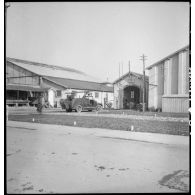 Camion incendie sur la base aérienne de stockage de Pau.