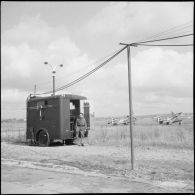 Station météo mobile sur la base aérienne de Lyon-Bron.