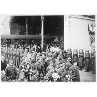 Obsèques des victimes de l'accident aérien du 12 novembre 1941.