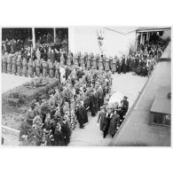 Obsèques des victimes de l'accident aérien du 12 novembre 1941.