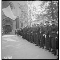 A Vichy, cérémonie commémorative de la disparition du capitaine pilote Georges Guynemer en 1917.