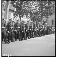 A Vichy, cérémonie commémorative de la disparition du capitaine pilote Georges Guynemer en 1917.