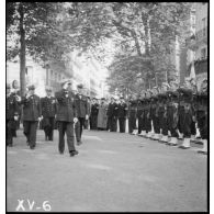 A Vichy, cérémonie commémorative de la disparition du capitaine pilote Georges Guynemer en 1917.