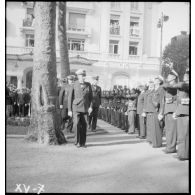 A Vichy, cérémonie commémorative de la disparition du capitaine pilote Georges Guynemer en 1917.