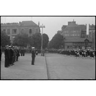 Cérémonie commémorative de la bataille de Dakar en septembre 1940.
