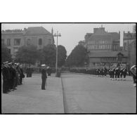 Cérémonie commémorative de la bataille de Dakar en septembre 1940.