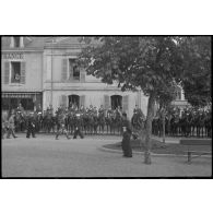 Cérémonie commémorative de la bataille de Dakar en septembre 1940.