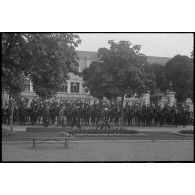 Cérémonie commémorative de la bataille de Dakar en septembre 1940.