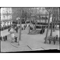 Arrivée des autorités pour la cérémonie du 11 Novembre.