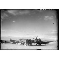 Ravitaillement des Spitfire.