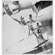 Vérification des moteurs.