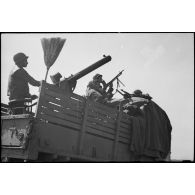 Poste de lutte antiaérienne d'une unité des forces terrestres antiaériennes.