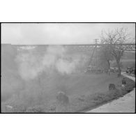 Prise à partie du combat command n°3 (CC3) de la 1re division blindée (1re DB) devant Fützen.