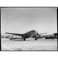 L'avion de transport Breguet Br.500 Colmar au sol à Marignane.