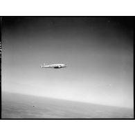 L'avion de transport Breguet Br.500 Colmar survolant la région de Marignane.