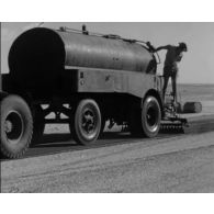 Un chantier saharien.