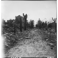 Royan en ruine après sa libération.