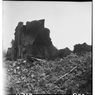 Royan en ruine après sa libération.