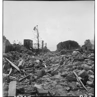 Royan en ruine après sa libération.